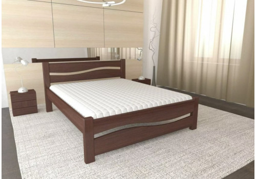 Кровать Волна из массива берёзы (6 цветов)