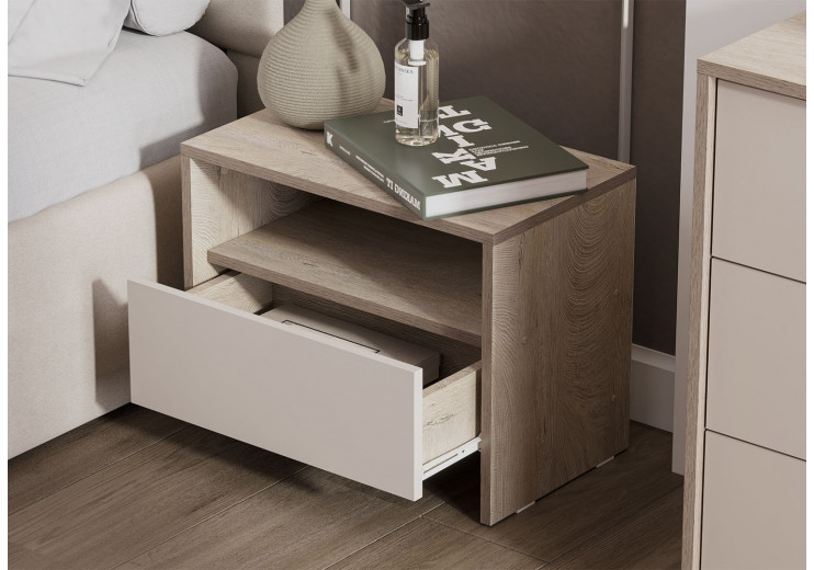 Тумба прикроватная «Камелия» Дуб Эндгрейн
