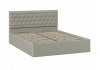 Кровать без ПМ «Порто» (без подъемного механизма) Велюр Confetti Smoke