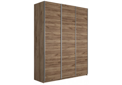 Шкаф-купе Прайм 3-х дверный (ЛДСП) Крафт табачный