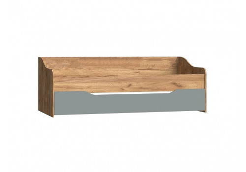 Кровать Миф Челси Color выдвижная Дуб Крафт золотой / Мята темная